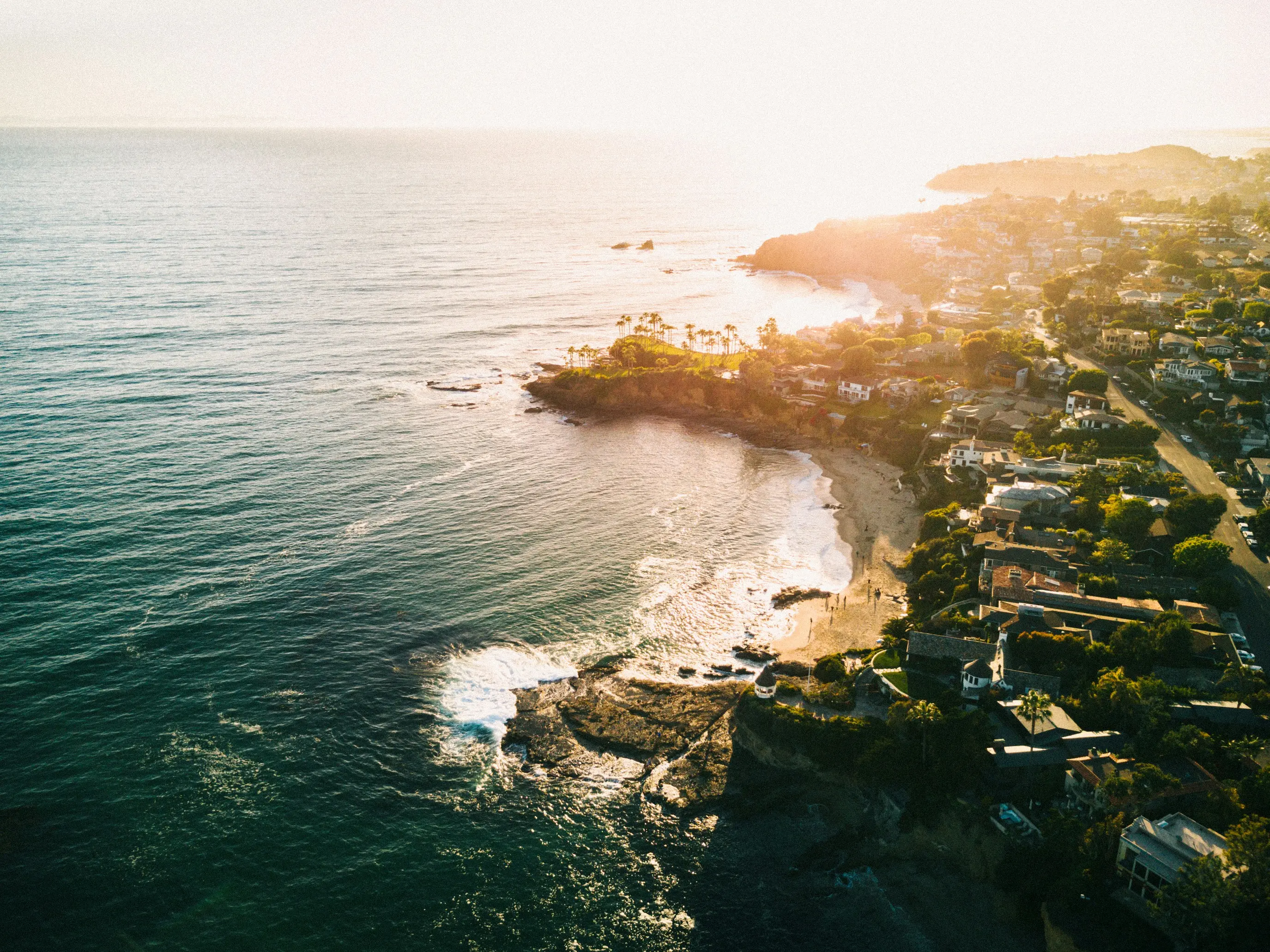 Orange County coastline